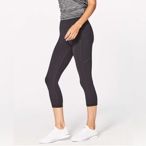 Lululemon Speed Up Crop (21”) - Black - 12